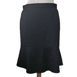 BCBGMAXAZRIA Black Knee Length Skirt Size Small